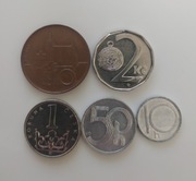 Czechy monety zestaw: 5 sztuk, różne 