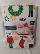 Pościel Dwustronna Z Mikrowłókna Satynowego Świąteczna 220x200 King Size