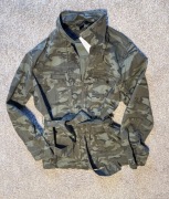 Kurtka moro z paskiem | militarny styl | oversize casual | nowa