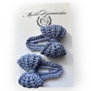 Zestaw spinek z kokardami