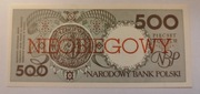 NIEOBIEGOWY Banknot Miasta Polski - 500zł