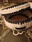 Upominki hand made - Koszyczek na szydełku 