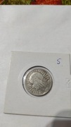 2 złote 1933 głowa kobiety srebro 