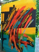 Obraz ręcznie malowany Forest Gump  Bączkowska 100 cm 