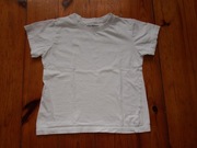 T-shirt chłopięcy koszulka gimnastyczna 110/116  biały