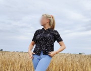 Czarna bluzka koszula Second Female S 36 elegancka