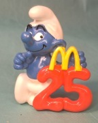 Unikalny Smerf Jubileuszowy - figurka Schleich dla McDonald's z 1996