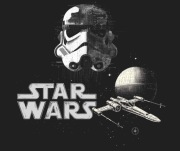 Naprasowanka do samodzielnej aplikacji  STAR WARS GWIEZDNE WOJNY DO 30 CM 