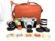 Altix-N z obiektywami trioplan 2.9/50 primagon 4.5/35 i telefogar 3.5/90