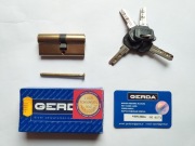 WKŁADKA ZAMKOWA Bębenkowa Atestowana GERDA WK M4 + Karta Klucza  L 30/35 mm