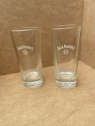 szklanki OLD NO 7 brand JACK DANIEL'S dwie sztuki szkło zaokrąglony kwadrat