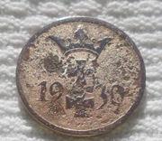 2. Wolne miasto Gdańsk Danzig WMG 1 fenig pfennig 1930 KM# 140