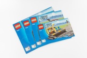 Lego City 7938 Pociąg osobowy komplet 4 oryginalnych instrukcji