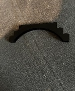 LEGO ŁUK 1 x 12 x 3 Mostek 6108 Czarny / Black Używany