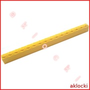 LEGO 2465 KLOCEK belka 1x16 żółty
