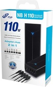 FSP NB Slim PRO adapter zasilający/ inwentor Wewnętrzna 120 W Czarny