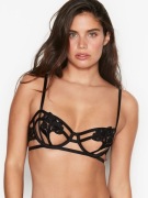 Victorias Secret biustonosz 70B czarny sexy paski