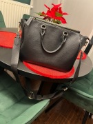 Joissy MILA czarna torba dla mamy gold okucia