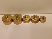 ODWAŻNIKI MOSIADZ  XIX w. 1891 r. Austro - Węgry 5 szt. Zobacz OPIS !! 