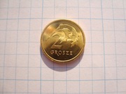 Polska moneta 2 gr grosze 2025