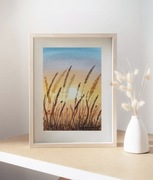 Oryginalna Akwarela Łąka 3 – Unikat Sygnowany | Jakość Archiwalna