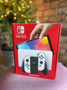 Konsola Nintendo Switch OLED biała - pełny zestaw