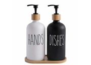 Zestaw Dozowników na Mydło i Płyn do Naczyń