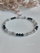 Kamienie naturalne Turmalin Labradoryt Bransoletka Ochrony 