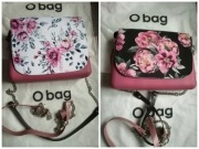 Obag glam cassis klapka organizer łańcuch pasek 