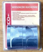 Wieszak kuchenny - 2 sztuki- ze stali nierdzewnej bezinwazyjne mocowanie 