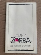 Program Teatralny Teatr Wielki Grek Zorba