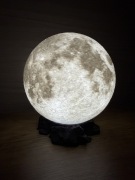 Lampka Nocna Księżyc 3D