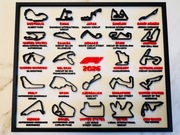 Kalendarz Ścienny F1 2026 – Trasy Wyścigów Formuły 1 (Unikalny, Druk 3D)