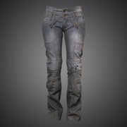 JEANS LADY STAR GREY 4SR EU/UK 36/8 NOWE
