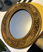 Lustro w dębowej ramie