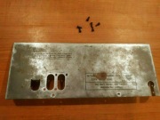 UNITRA ZRK magnetofon ALTUS D 60 HGS D60 panel tył tylni obudowa 