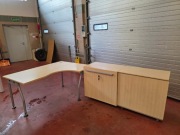 Komoda ( Steelcase ) + biurko 160 X 120 