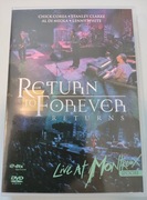 RETURN TO FOREVER (DVD) LIVE AT MONTREUX 2008