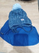 Komplet czapka i chusta dla chlopca rozmiar 40-42