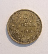 229. Moneta Francja 50 franków 1951 rok 