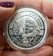 Srebrna moneta Mary Read Pirate Queens 2022 1 uncja srebra Ag 999