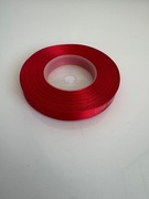 Wstążka satynowa AKSA czerwona 6mm 32mb