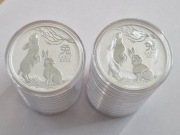 Lunar III Rok Królika 2023 srebra srebro Ag tuba 20x monet