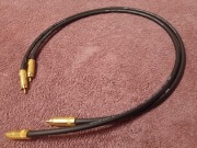 Kabel RCA interkonekt KLOTZ AC-110. Pozłacane wtyki 0,78 cm