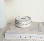 Świeczka Sojowa Kawa w gipsie PREZENT Rękodzieło okazja 