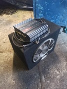 Tuba głośnik wzmocniacz blaupunkt GT Series rto black magic  SX 4002 