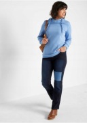 CIEMNE JEANSY Z NASZYWKĄ 48 bonprix 