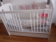 Łóżeczko drewniane 