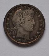 25 cents Barber 1908 D