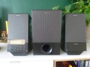 Sony SRS DF 30 swietny zestaw stereo Radio RDS  z subwoferem 